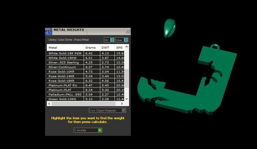 Model 935 J Crack Initial Letter Alphabet Pendant 3D print model_11