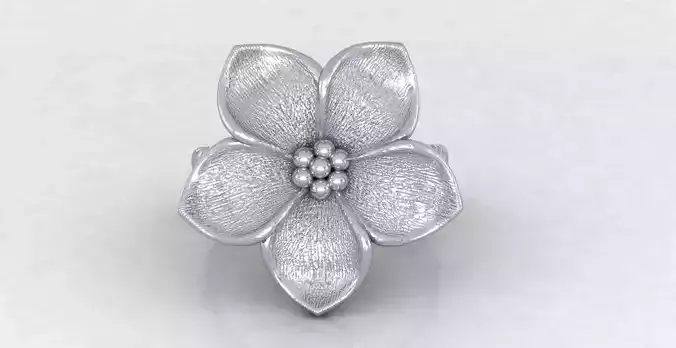 Leaf  Vines sheet flower   Ring 3D print model