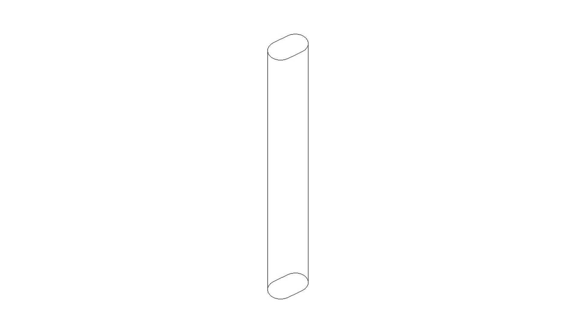 Oval Shaped Column 3D model_5