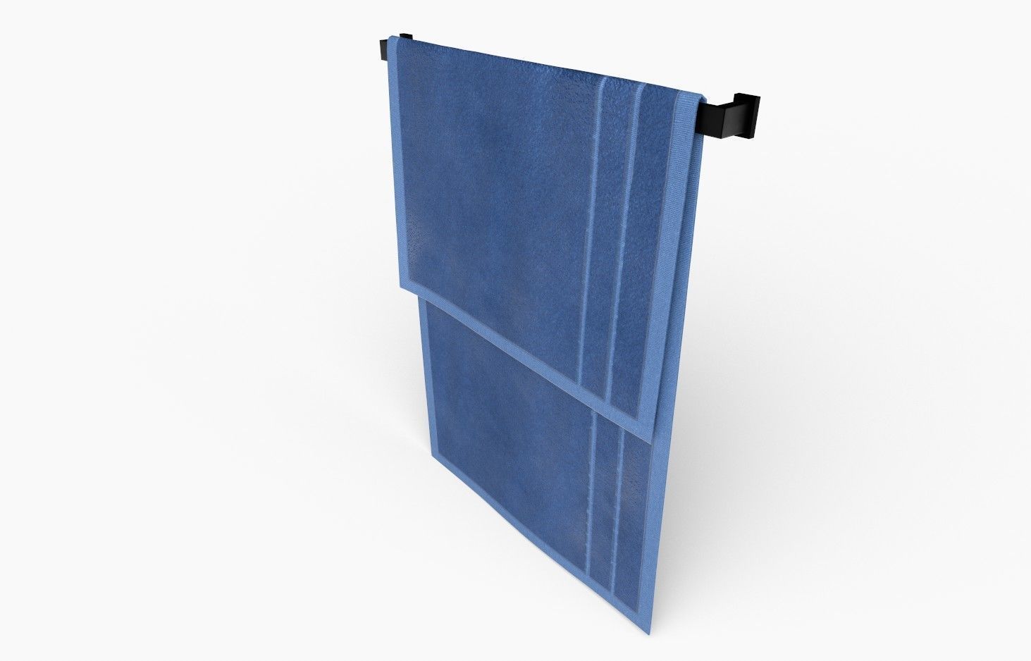 Towel  M02 Low-poly 3D model_4