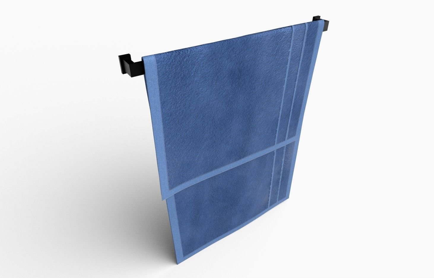 Towel  M02 Low-poly 3D model_3