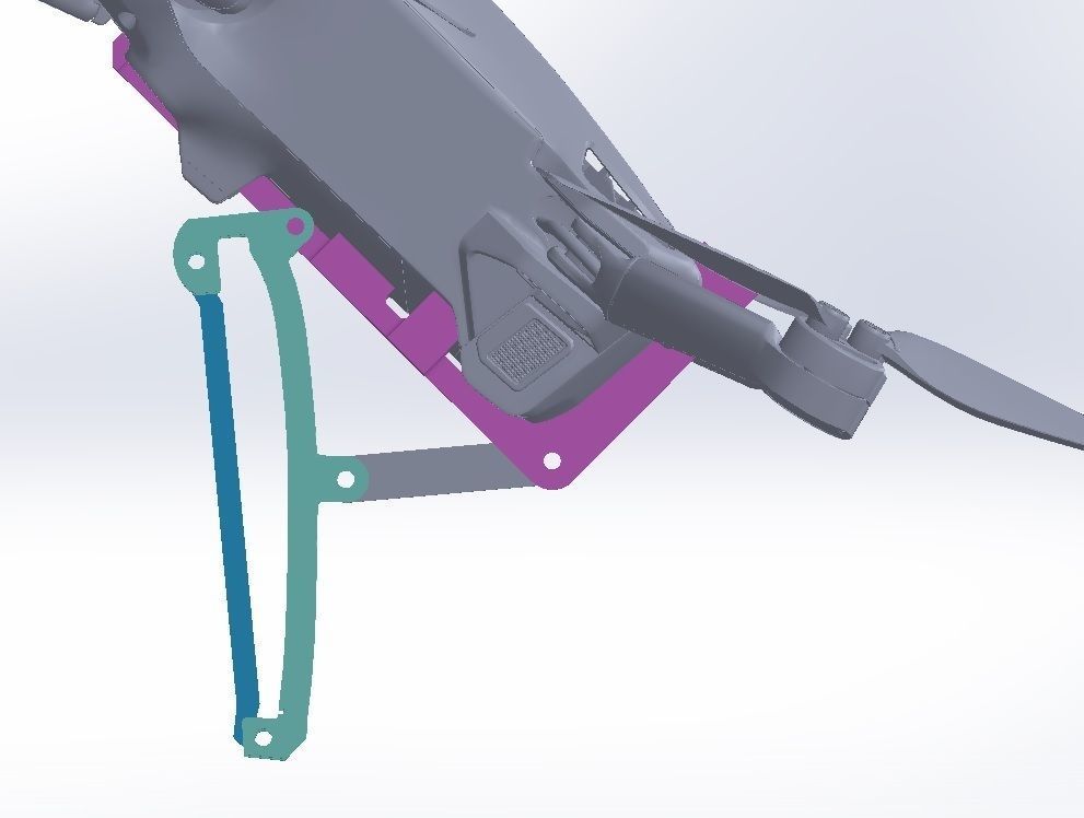 Wing for DJI Mini 3 Pro 3D print model_10