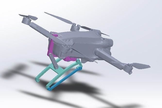 Wing for DJI Mini 3 Pro 3D print model_2