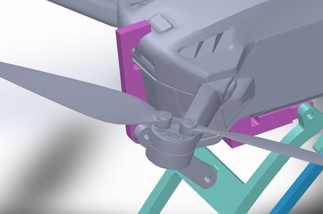 Wing for DJI Mini 3 Pro 3D print model_6