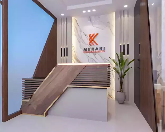 Reception with account office 