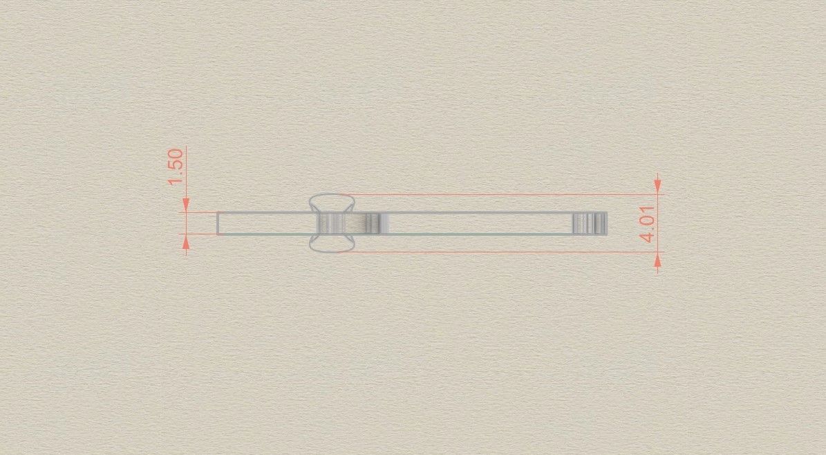 Model 937 L Crack Initial Letter Alphabet Pendant 3D print model_6