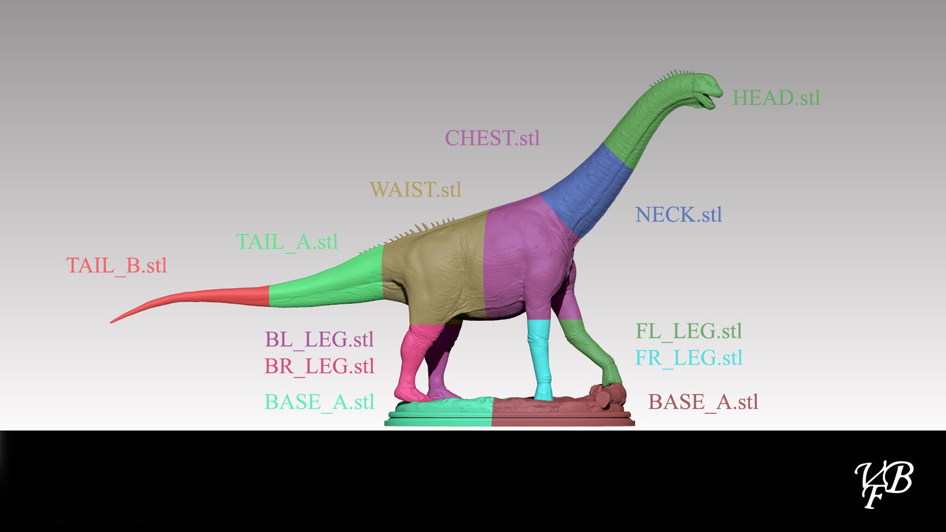 Camarasaurus supremus for 3D printing 3D print model_2