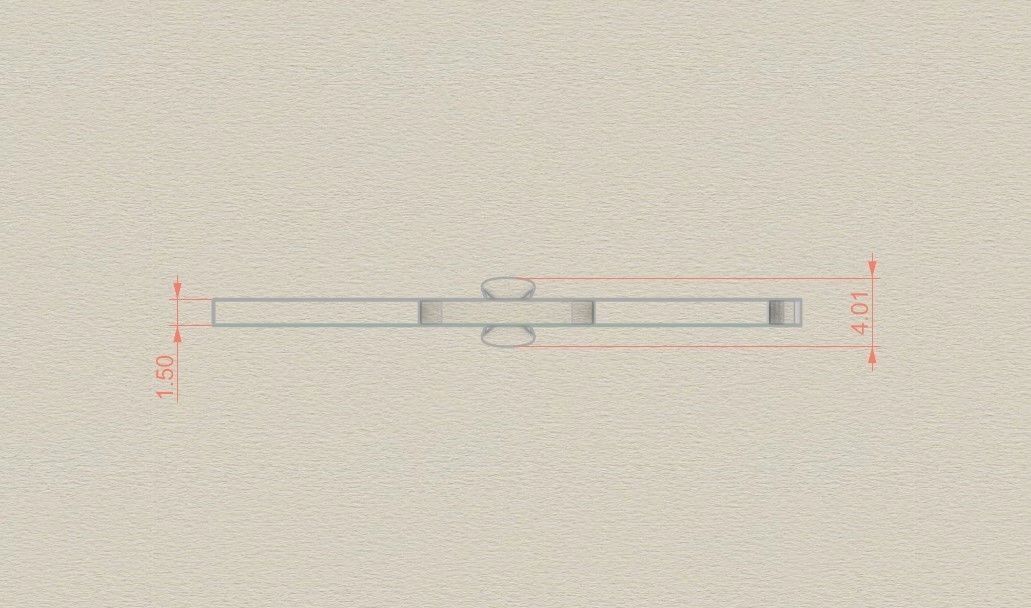 Model 938 M Crack Initial Letter Alphabet Pendant 3D print model_6