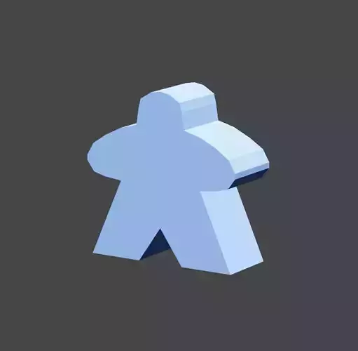 3D Printable Meeple 3D print model