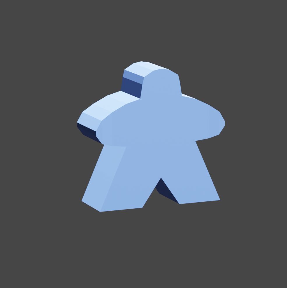 3D Printable Meeple 3D print model_2