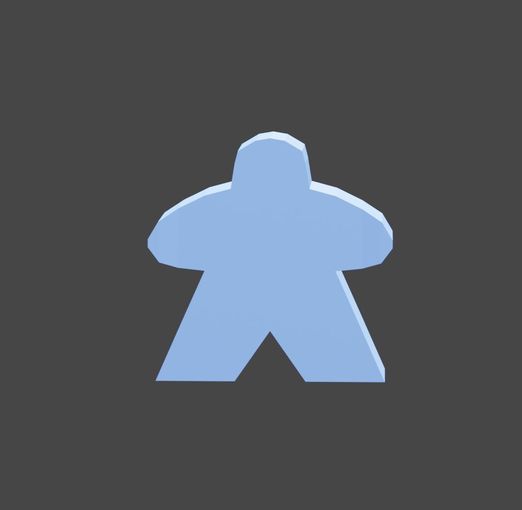 3D Printable Meeple 3D print model_1