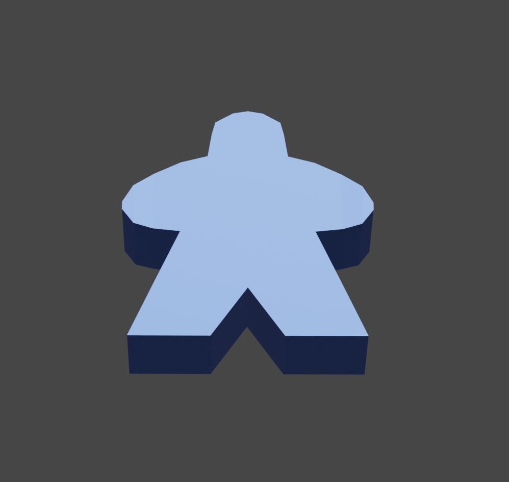 3D Printable Meeple 3D print model_4