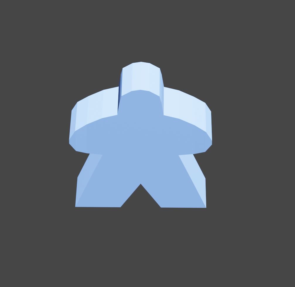 3D Printable Meeple 3D print model_3
