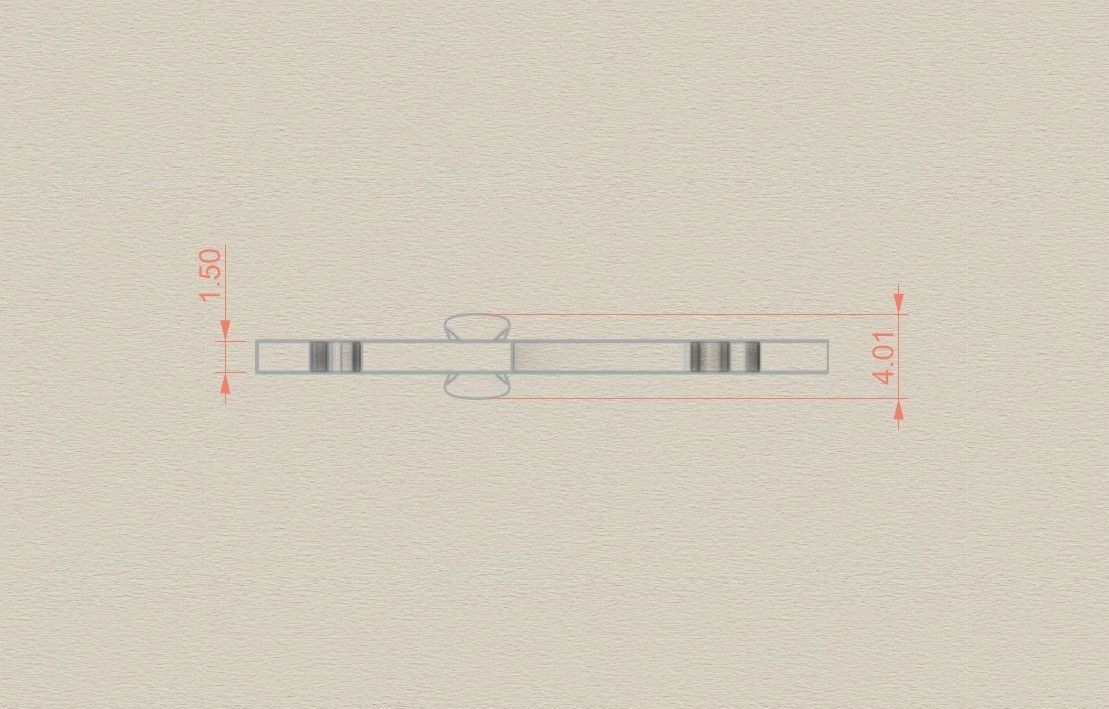 Model 941 P Crack Initial Letter Alphabet Pendant 3D print model_6