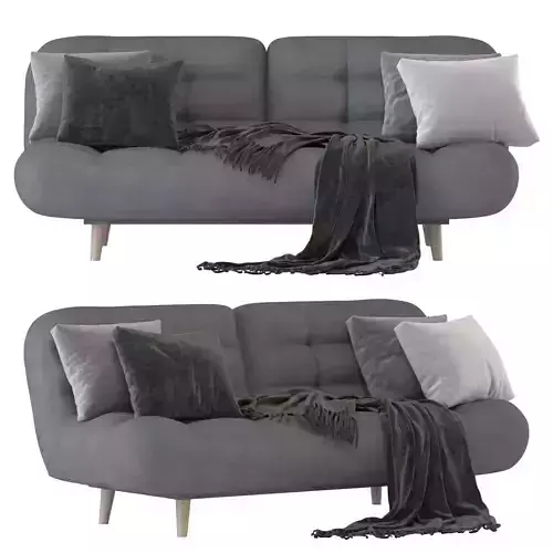 Sofa Bons-T Gene Grey 3D model