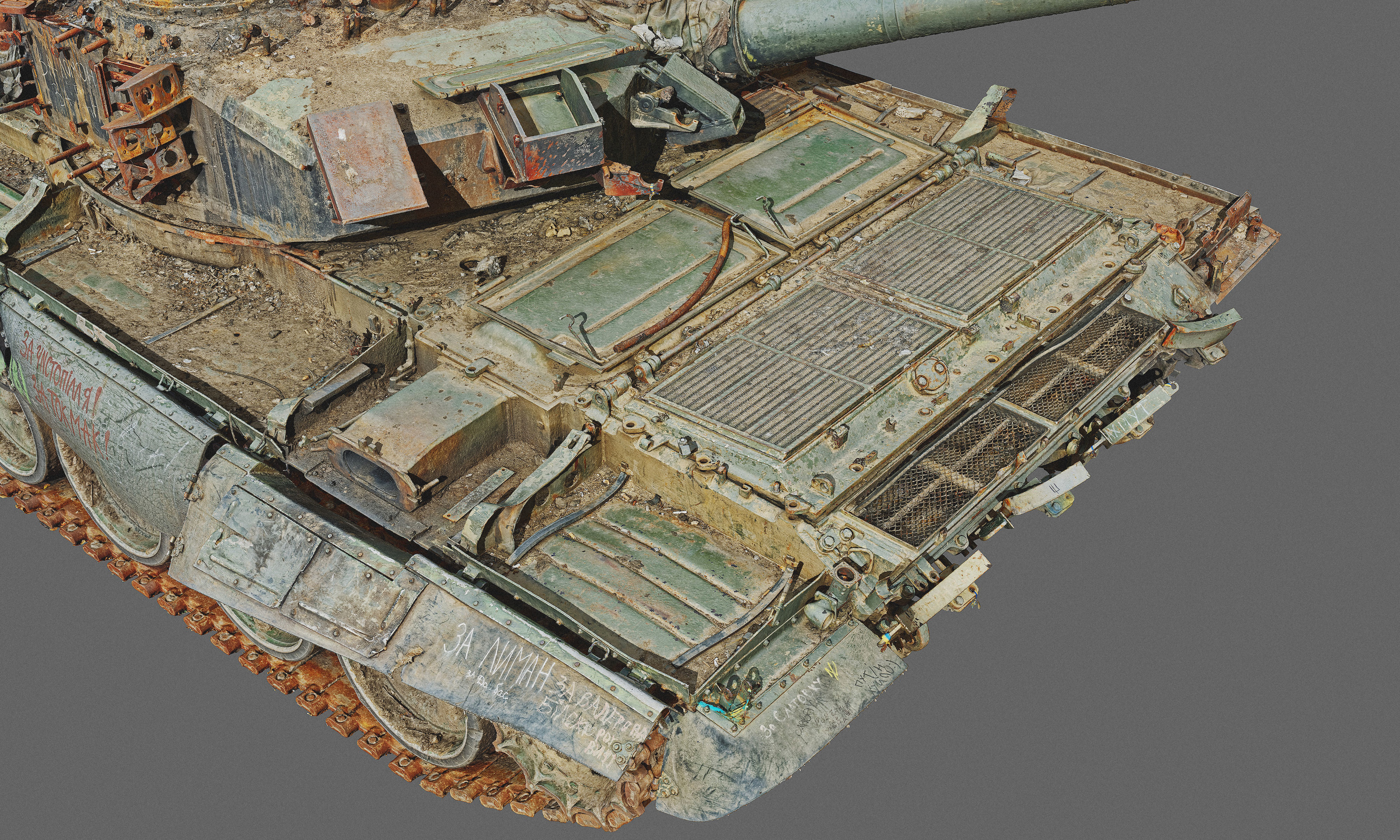 T90A destroyed 3D model_6