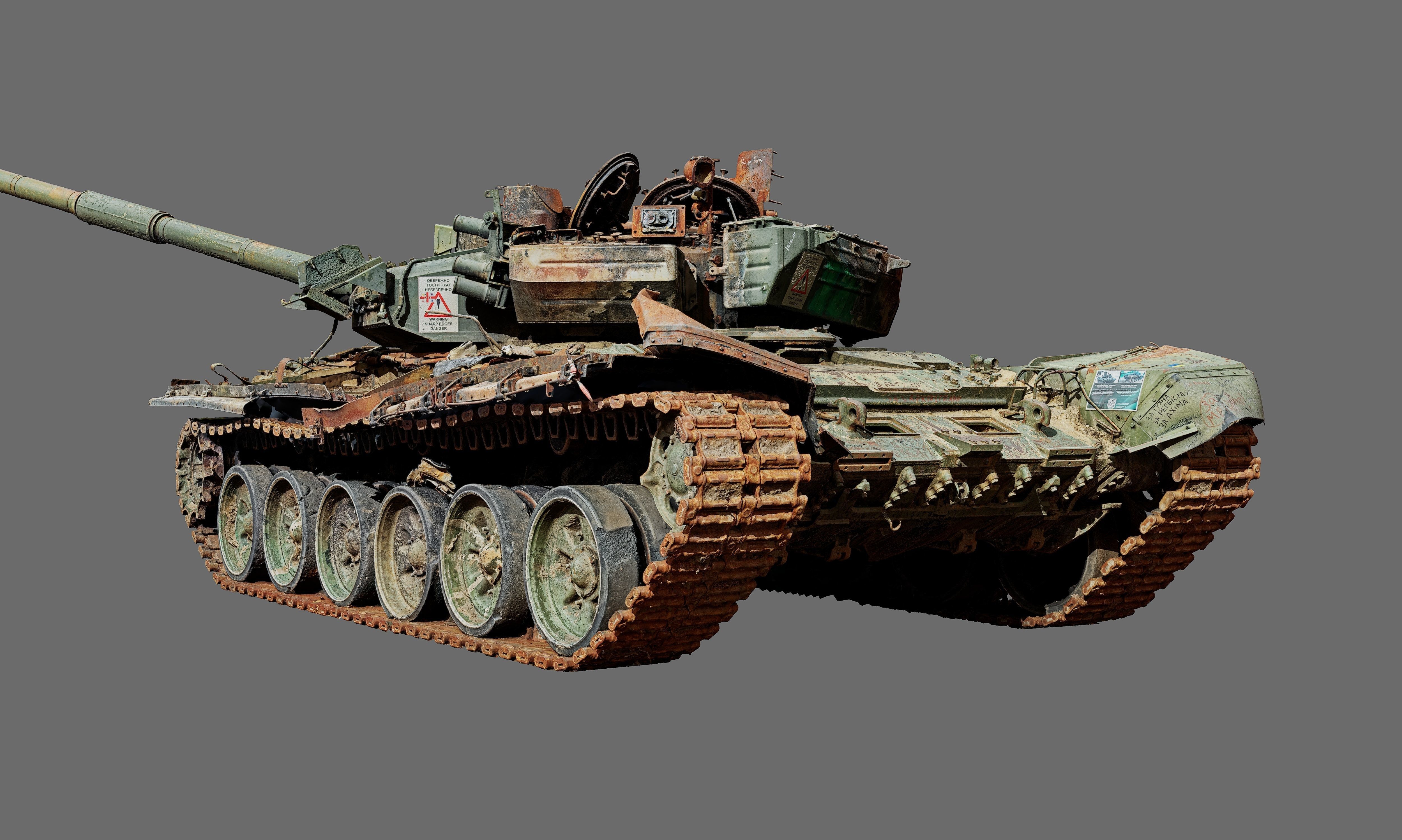 T90A destroyed 3D model_4