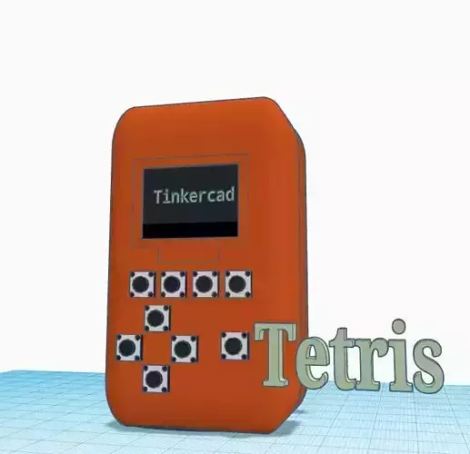 Tetris orange device 3D print model