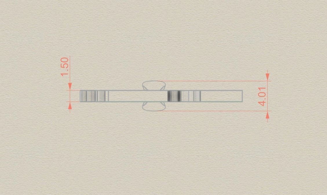 Model 944 T Crack Initial Letter Alphabet Pendant 3D print model_6