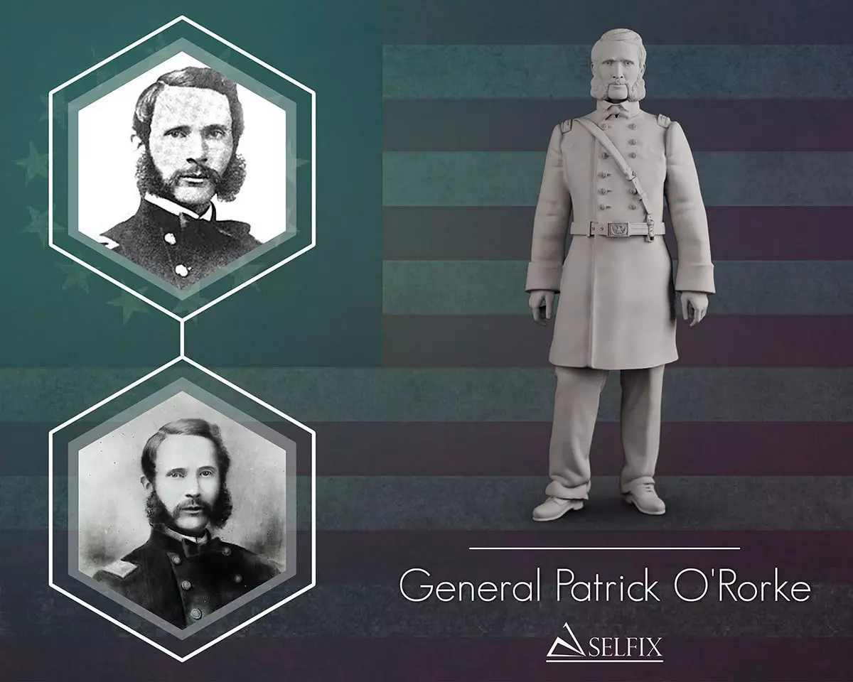 General Patrick O Rorke sculpture 3D print model