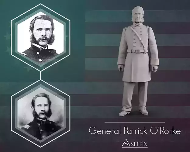 General Patrick O Rorke sculpture 3D print model