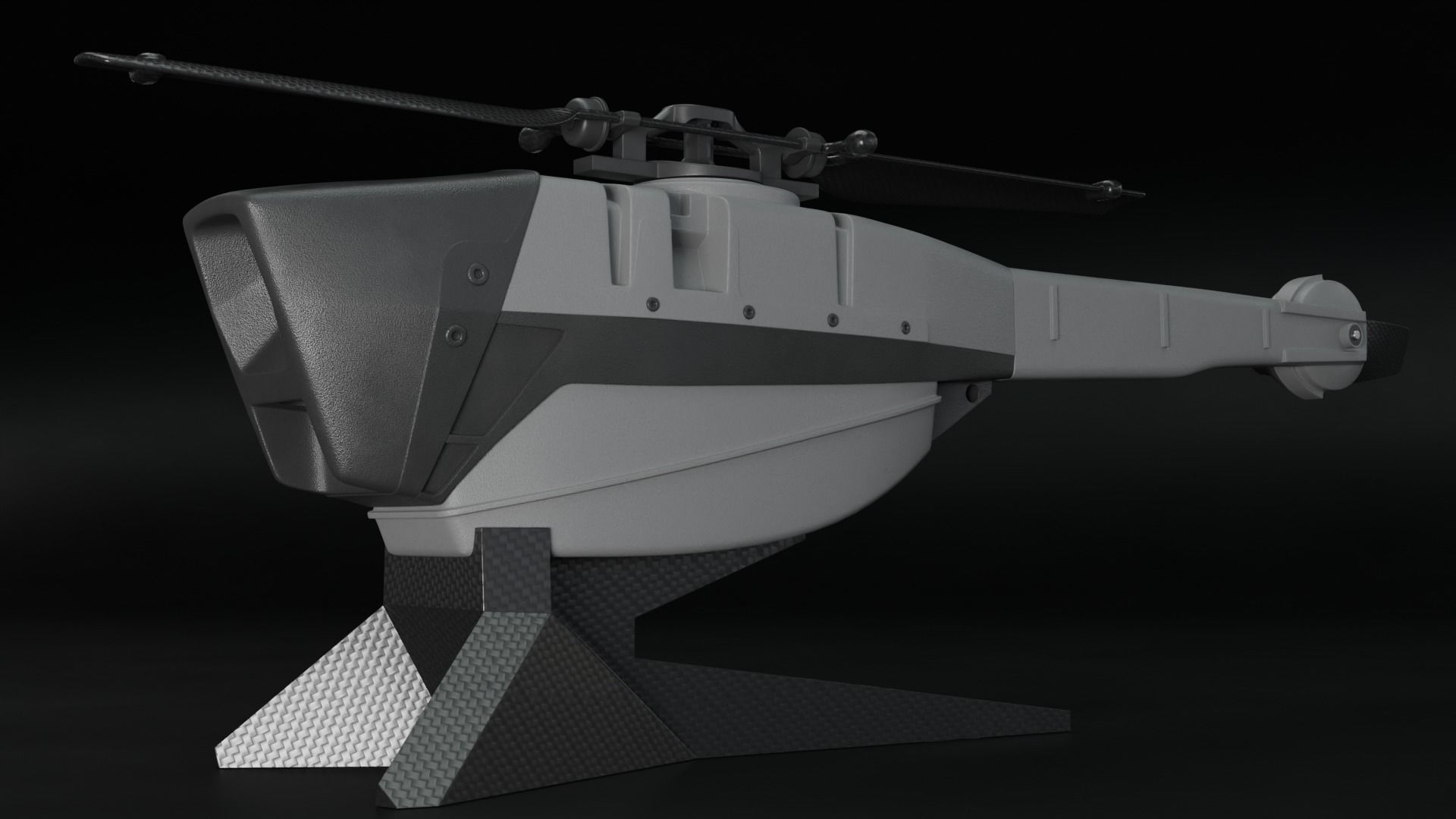  Black Hornet drone  3D model_7