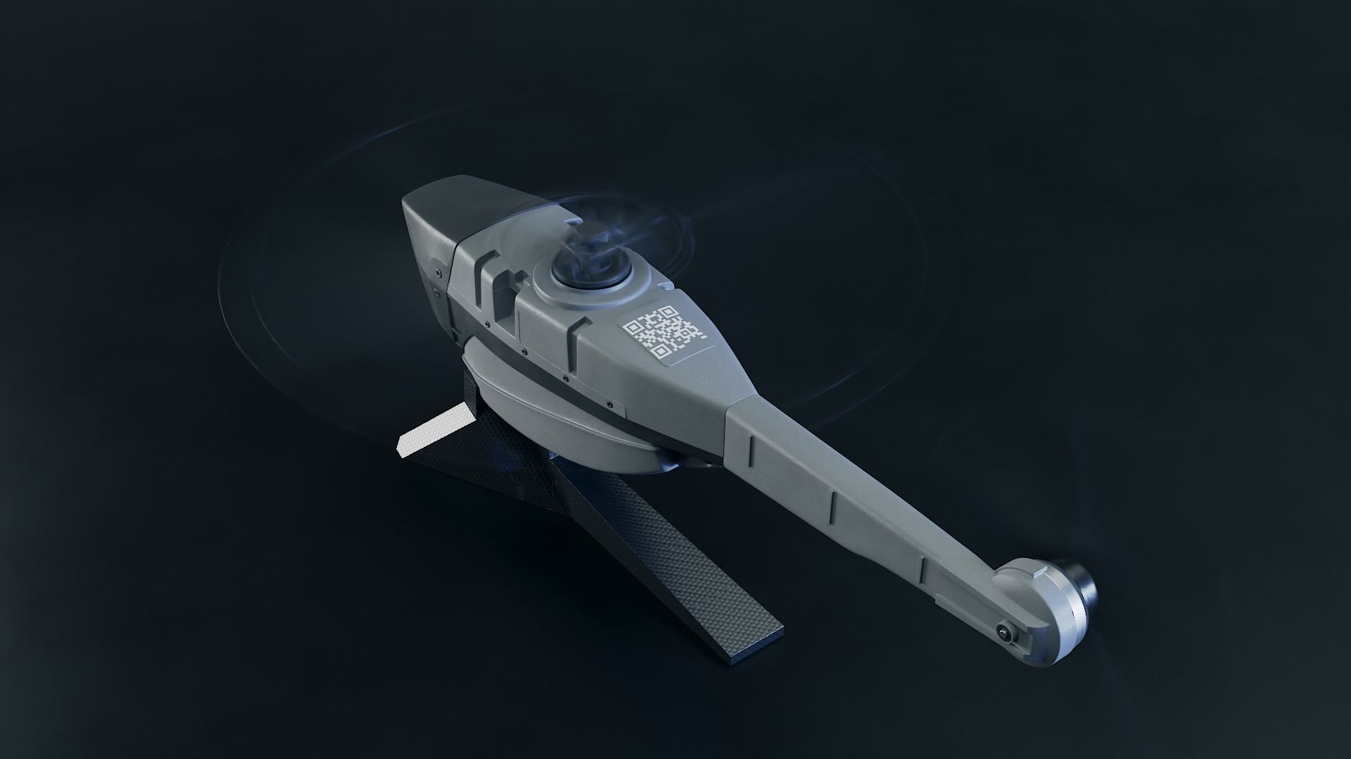  Black Hornet drone  3D model_8