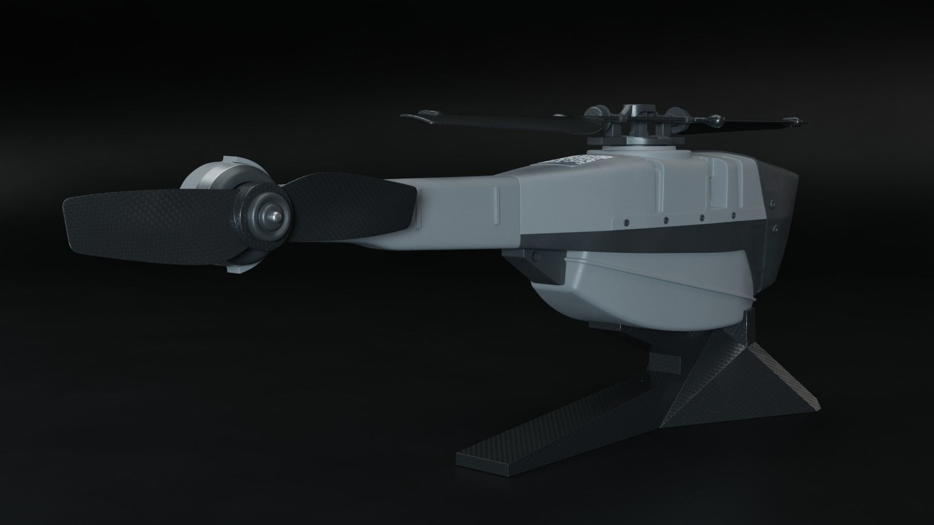  Black Hornet drone  3D model_6