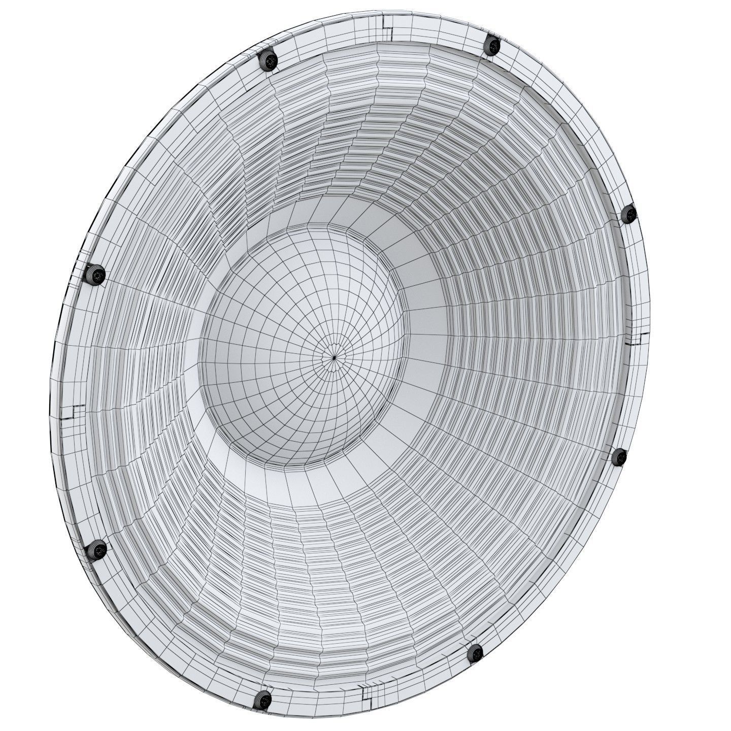 Powerful speaker 21SW150 3D model_11