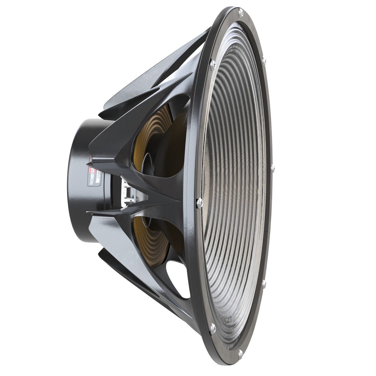 Powerful speaker 21SW150 3D model_6