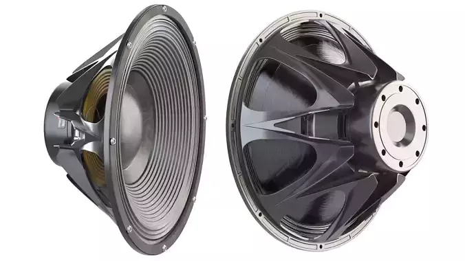 Powerful speaker 21SW150 3D model