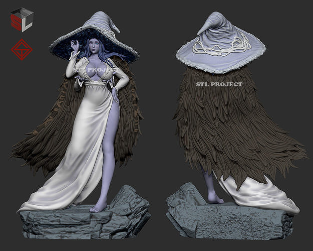 Ranni statue of witch 3D print model
