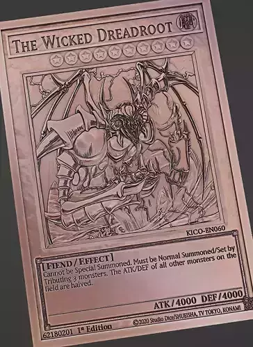 the wicked dreadroot - yugioh 3D print model