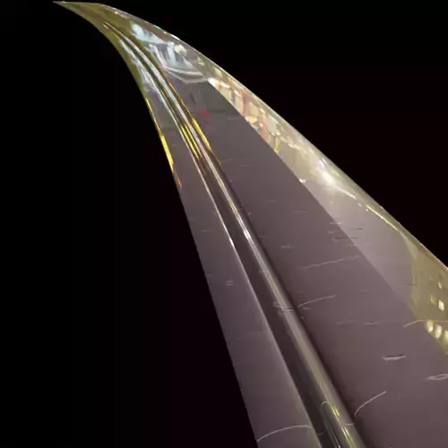 katana reflection of train