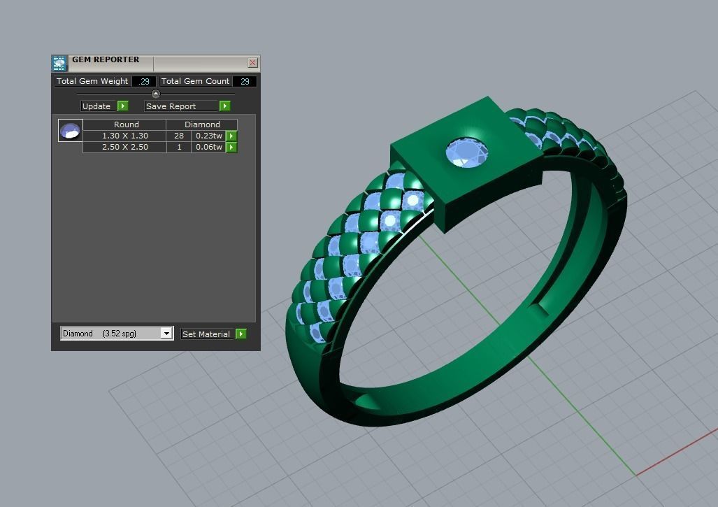 jewelry ring 3D print model_6
