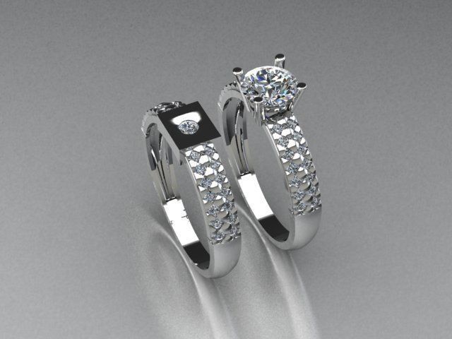 jewelry ring 3D print model_1