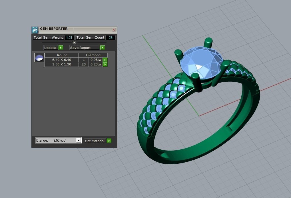 jewelry ring 3D print model_9