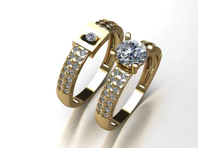 jewelry ring 3D print model_0