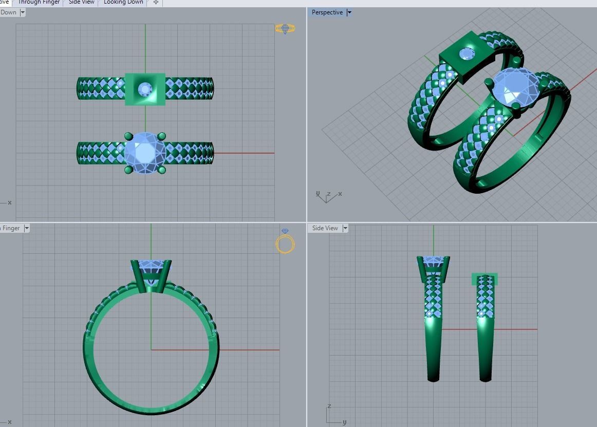 jewelry ring 3D print model_10