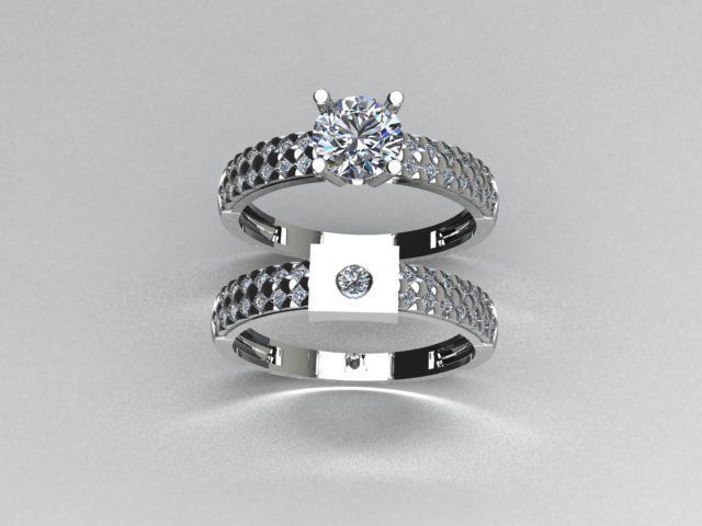 jewelry ring 3D print model_3