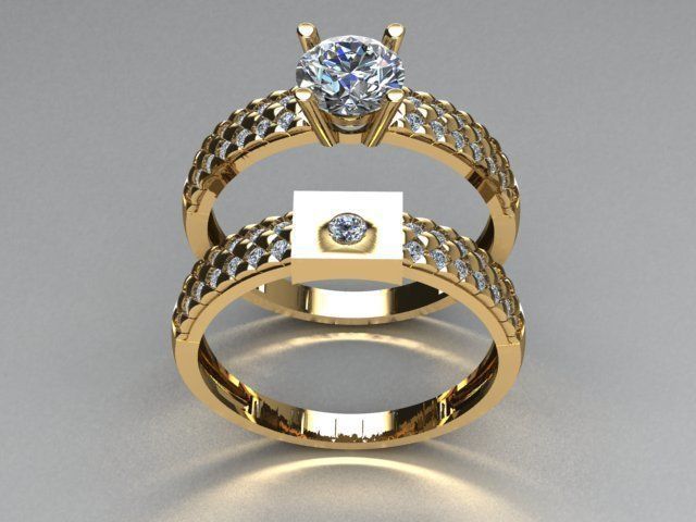 jewelry ring 3D print model_2