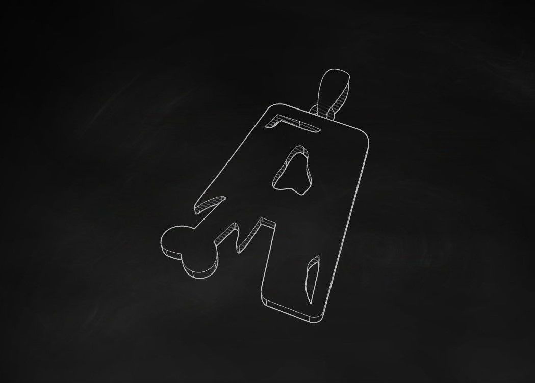 Model 952 A Zombie Initial Letter Alphabet Pendant 3D print model_9