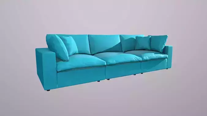 Teal Couch