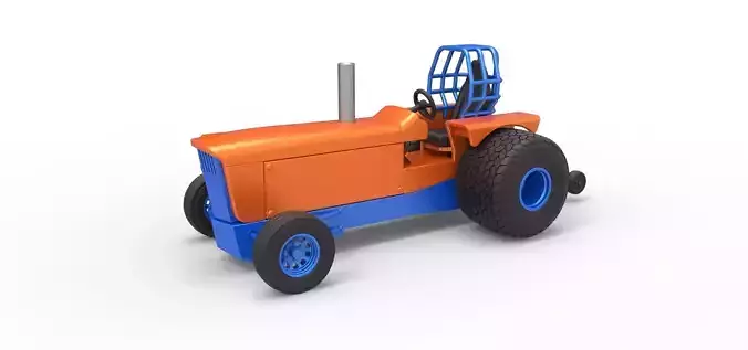 Tractor dragster concept Scale 1 to 25