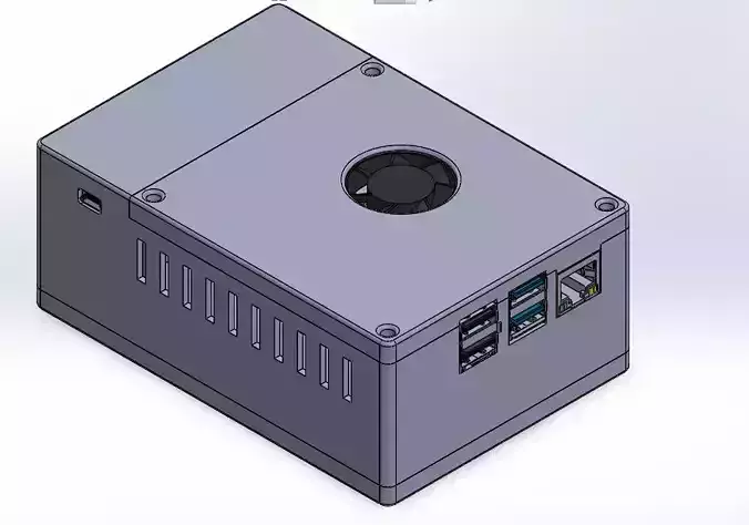 Raspberry pi encloser 3D print model