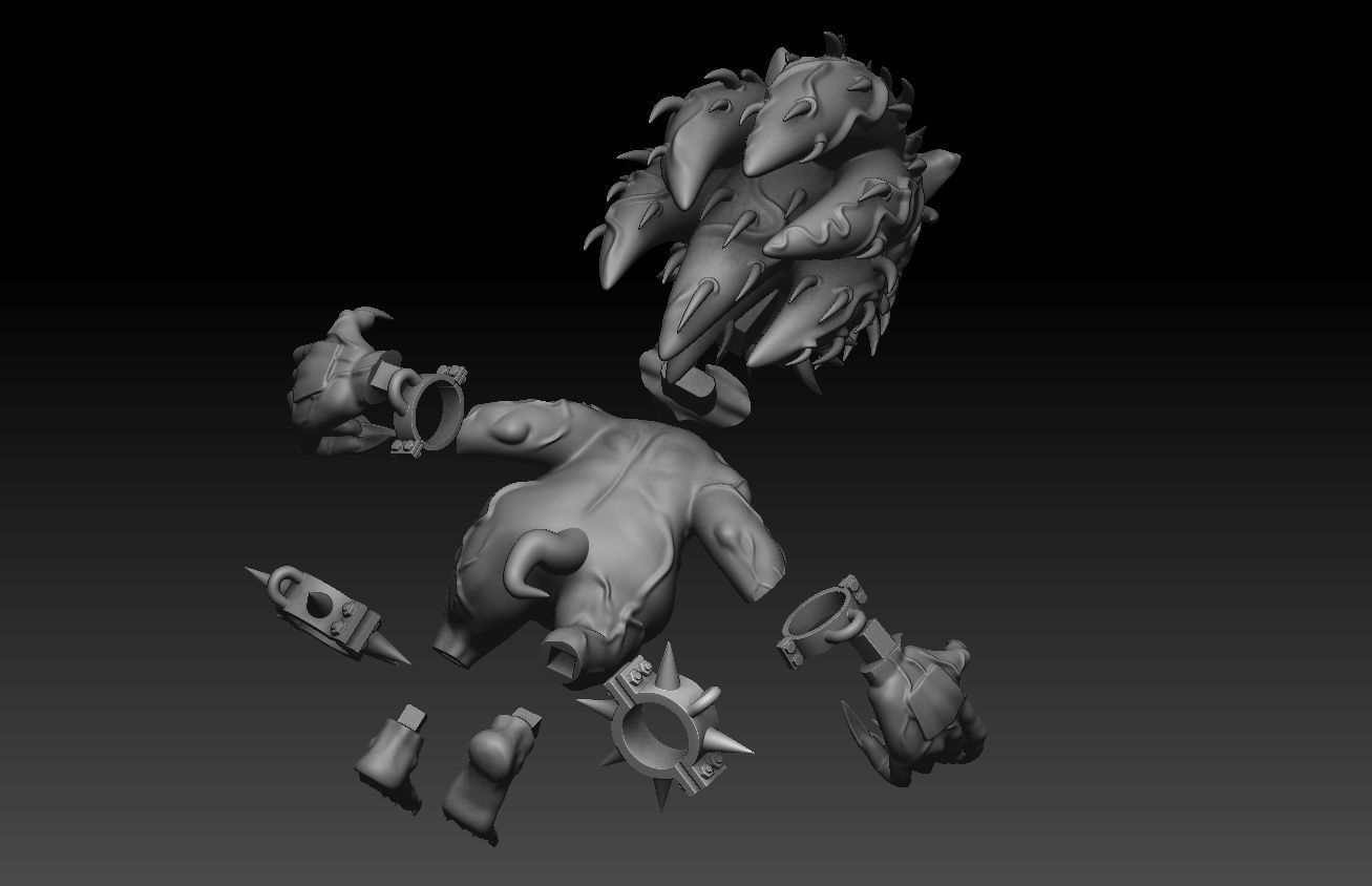 Venom Sonic 3D print model 3D print model_16