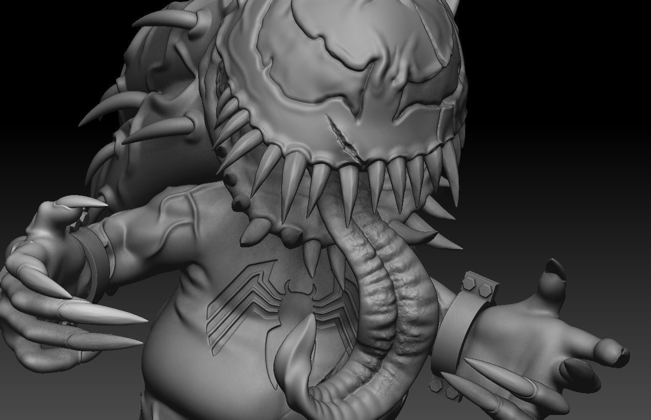 Venom Sonic 3D print model 3D print model_21
