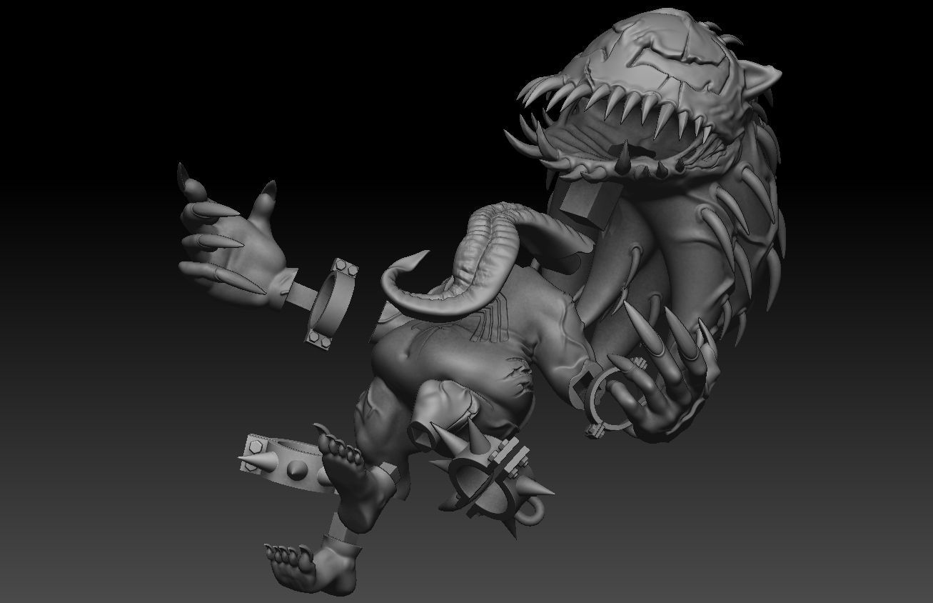 Venom Sonic 3D print model 3D print model_17