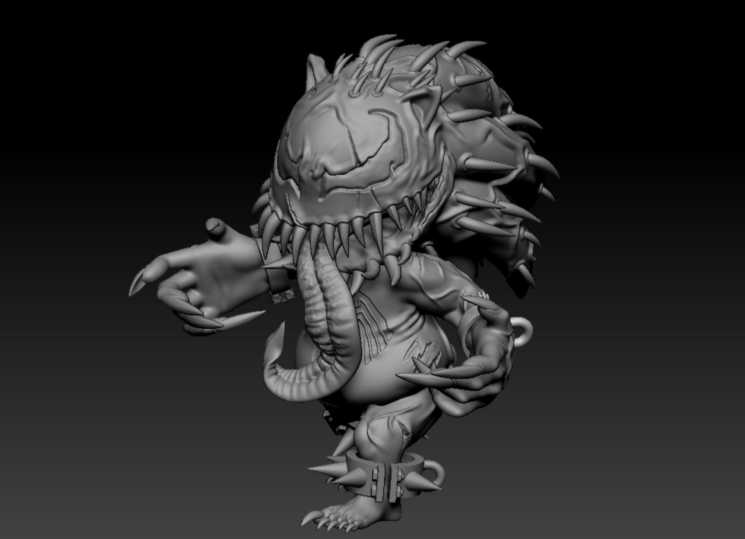 Venom Sonic 3D print model 3D print model_5