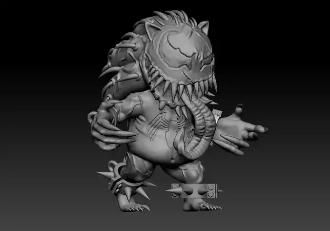 Venom Sonic 3D print model